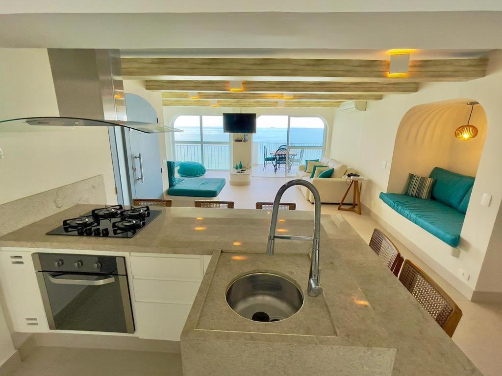 Apartamento Guaruja Morro Do Maluf De Frente Ao Mar! Buitenkant foto
